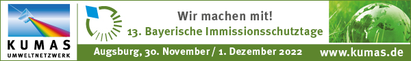 13. Bayerische Immissionsschutztage 30. November / 1. Dezember 2022